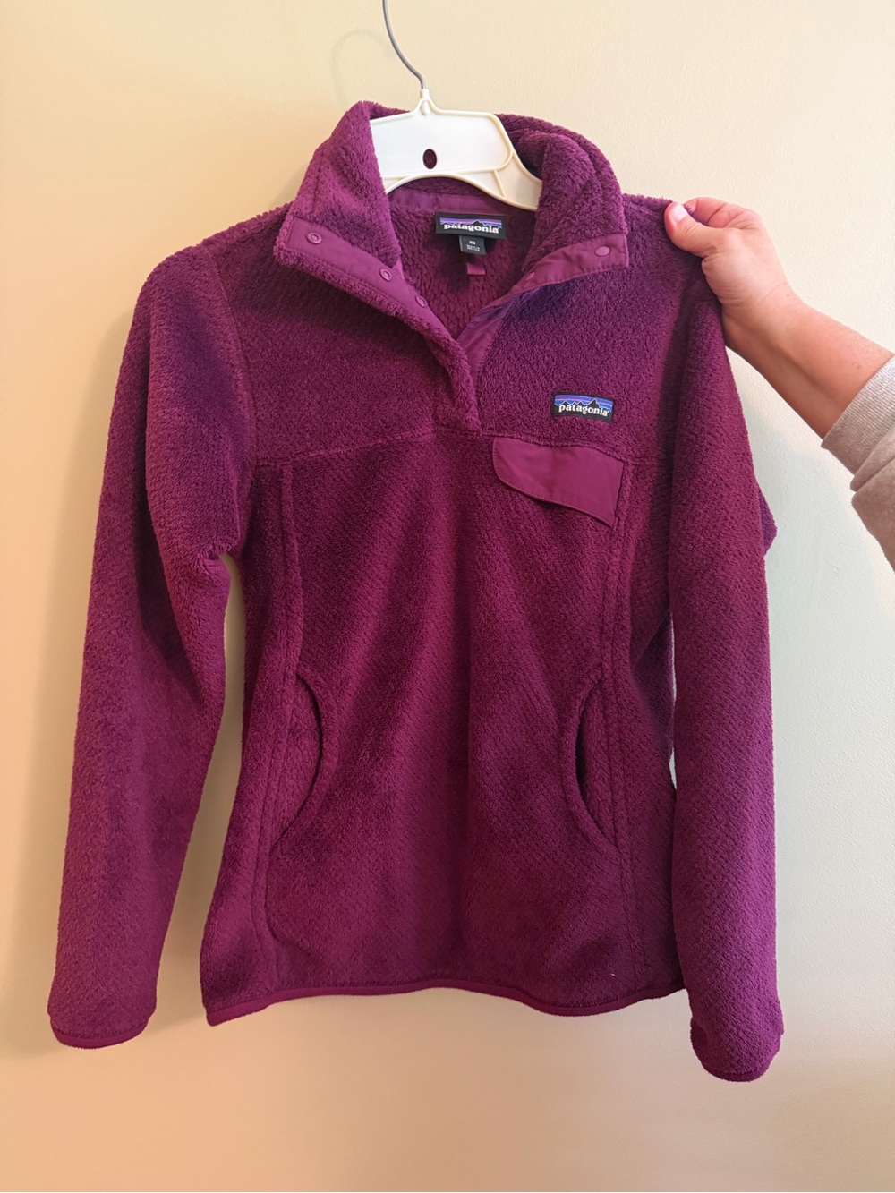 Patagonia Women's Deep Plum Snap-T Fleece Pullover